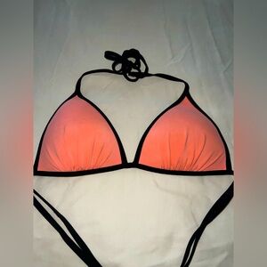 H&M Swim | Orange Triangle Bikini Top - Slight Push Up